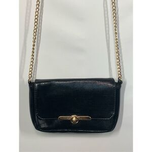 Women's Chain Strap Crossbody Bag Black Size 7x5
